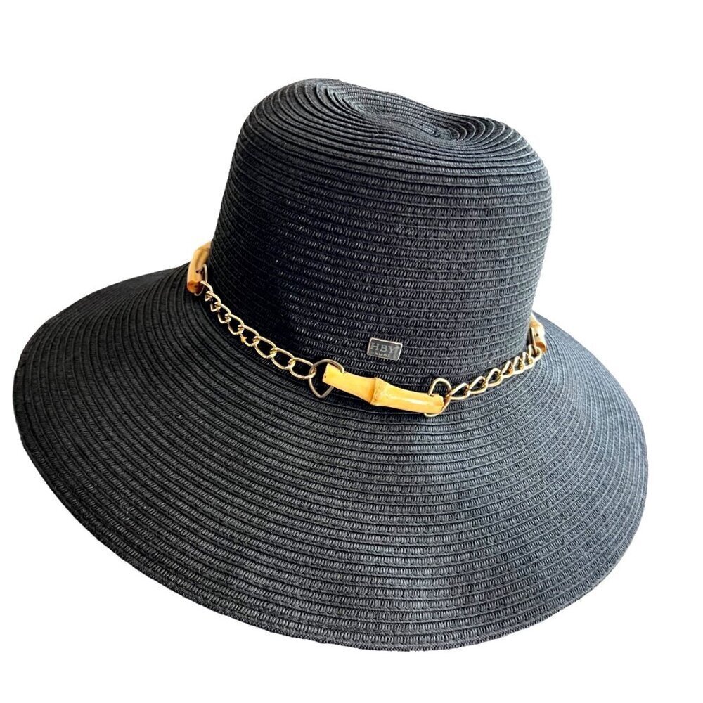 HBY Miami Black And Bamboo Sun Hat